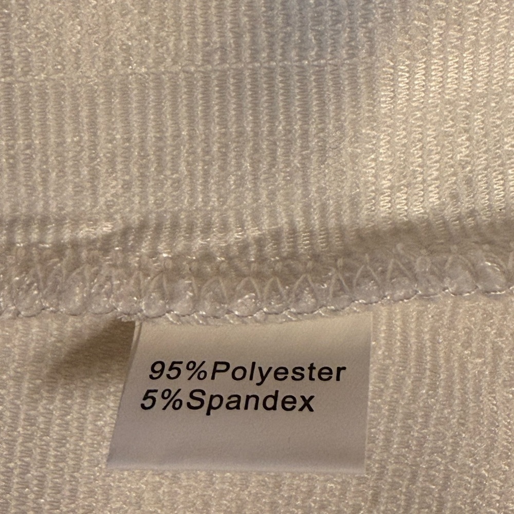 Women’s White Single Breasted Heathered Sweater Long Sleeves XL NWOT - Picture 10 of 15